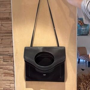 Burberry Topstitch Leather Tote Bag